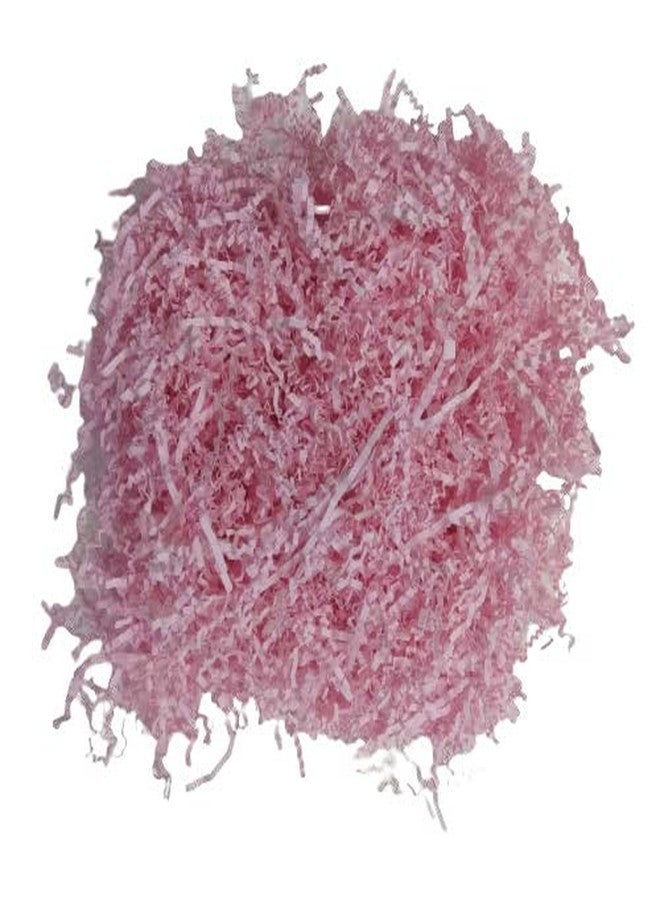 Huefiller Shredded Paper for Packaging | Used as Box Filler, Paper Filler, Paper Grass | Pink (500 Grams) - Image 1